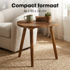 Side table Pomante Dark brown by Mica Decorations
