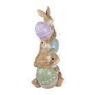 Decoration image rabbits 31x25x72 cm brown ceramic material by Clayre & Eef.