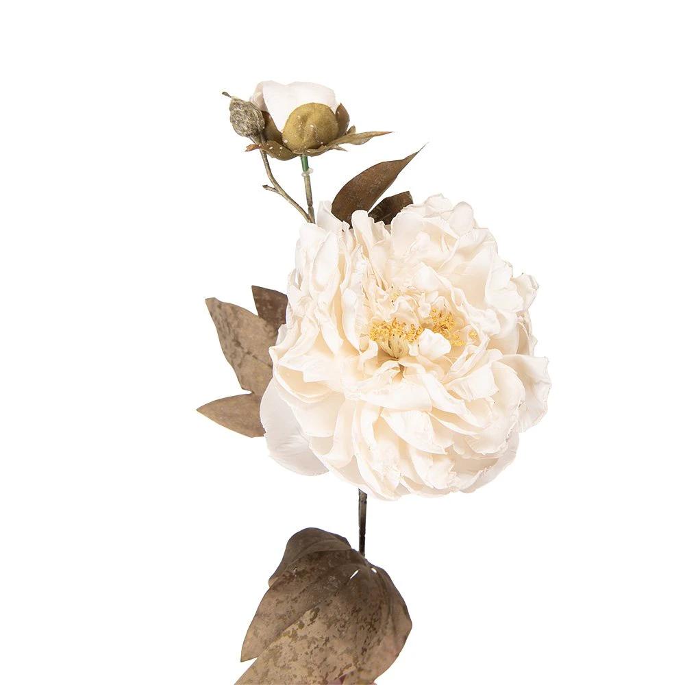 Kunstblume 73 cm Weißer Kunststoff von Clayre & Eef.