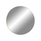 Jersey Mirror - Brass Look, Steel, Ø40cm by EMIRELLE