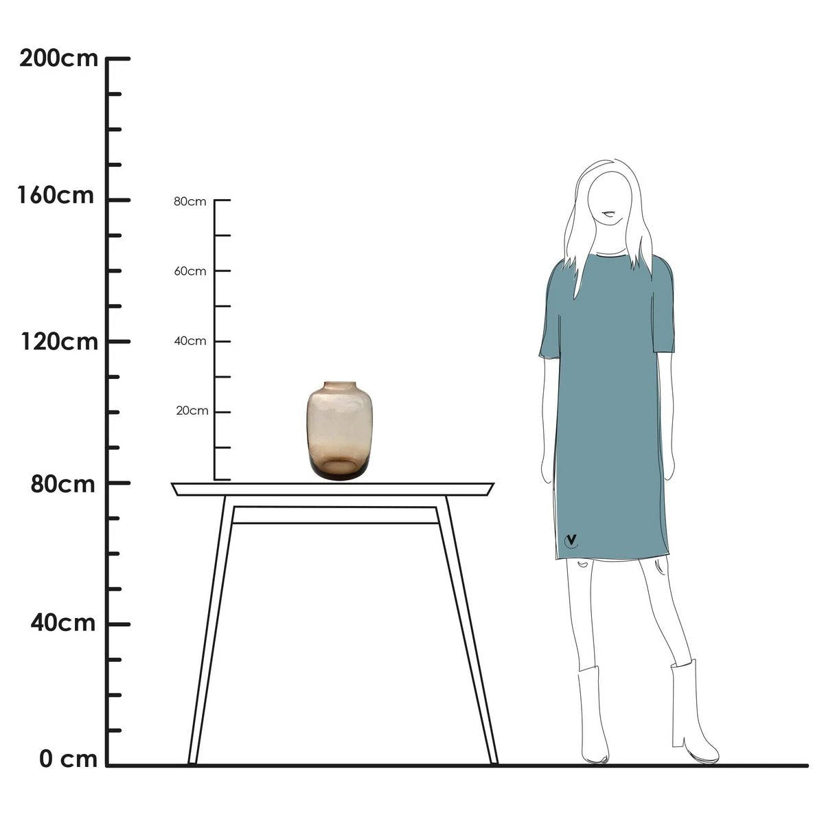 Vaas - Artic taupe by Vase The World
