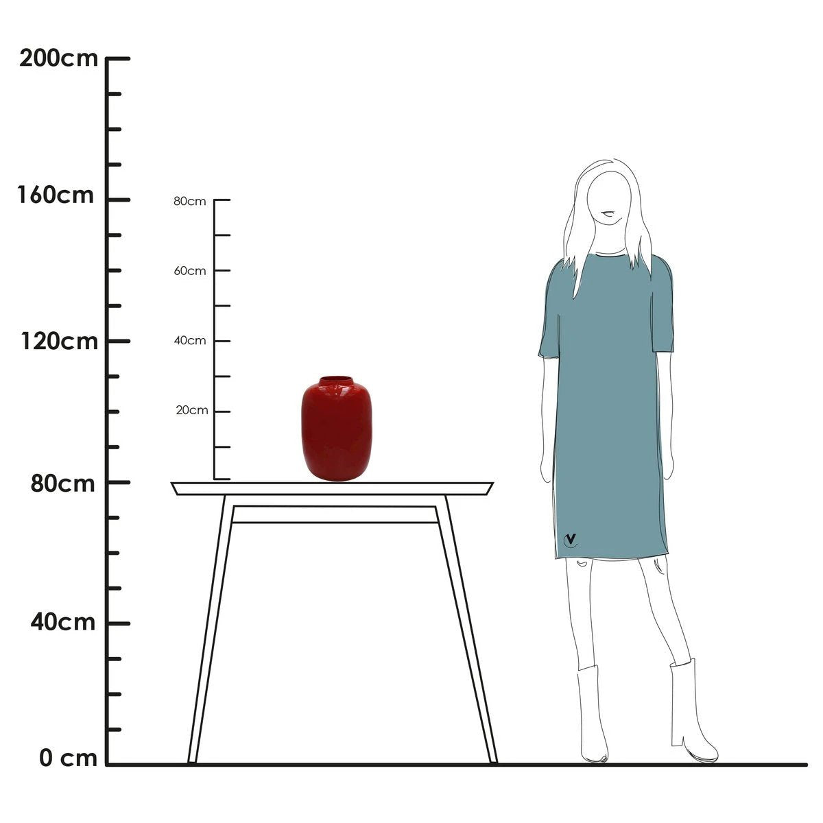 Vaas - Artic red by Vase The World