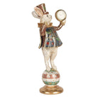 Decoration image rabbit 35 cm white gold -colored plastic by Clayre & Eef.