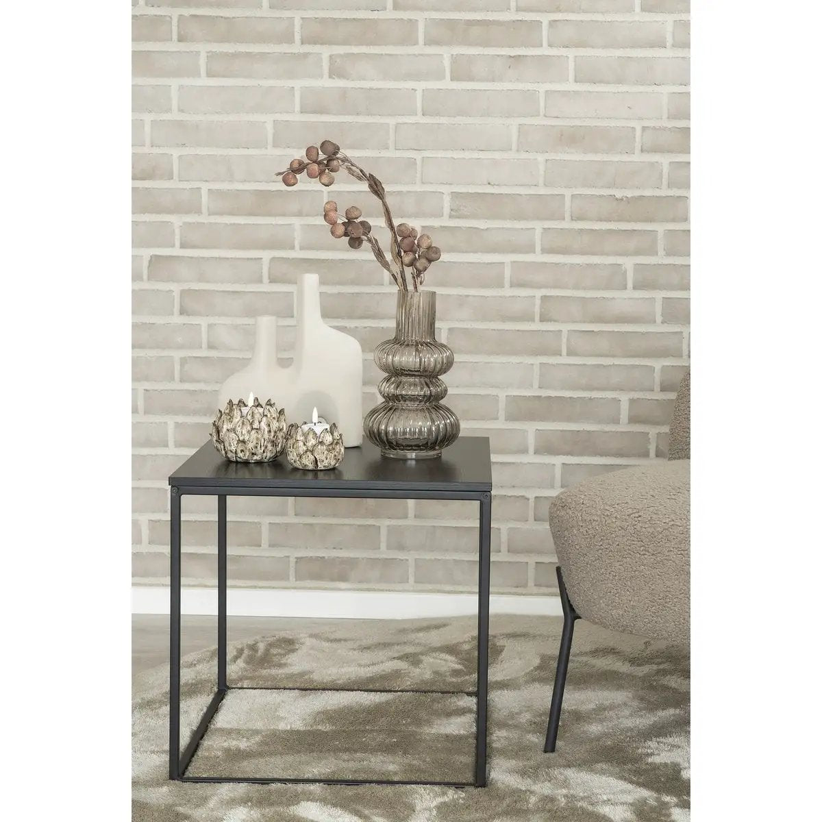 Vase - Sand, Ceramic, 23.5x8x27 cm by EMIRELLE
