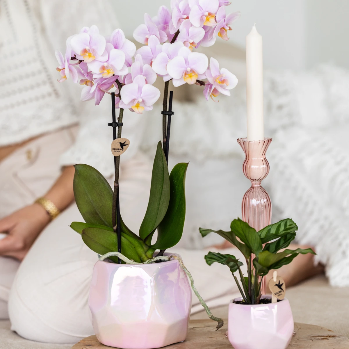 Kolibri Home I Pearl pot - Pink - Ø6cm by Kolibri Company