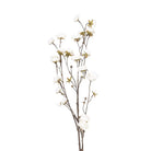 Kunstblume 115 cm Weißes Plastik von Clayre & Eef.