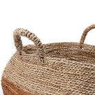 Storage Basket | Laundry Basket | Plant Basket MAJALENGKA (natural) made from Banana Fibre & Seagrass (3 sizes) by Soeji