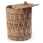 Laundry Basket with Lid KISA made from Banana Fibre by Soeji