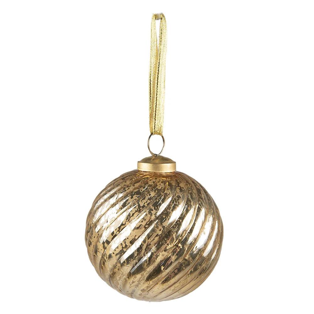 Christmas ball Ø 9x10 cm by Clayre & Eef.