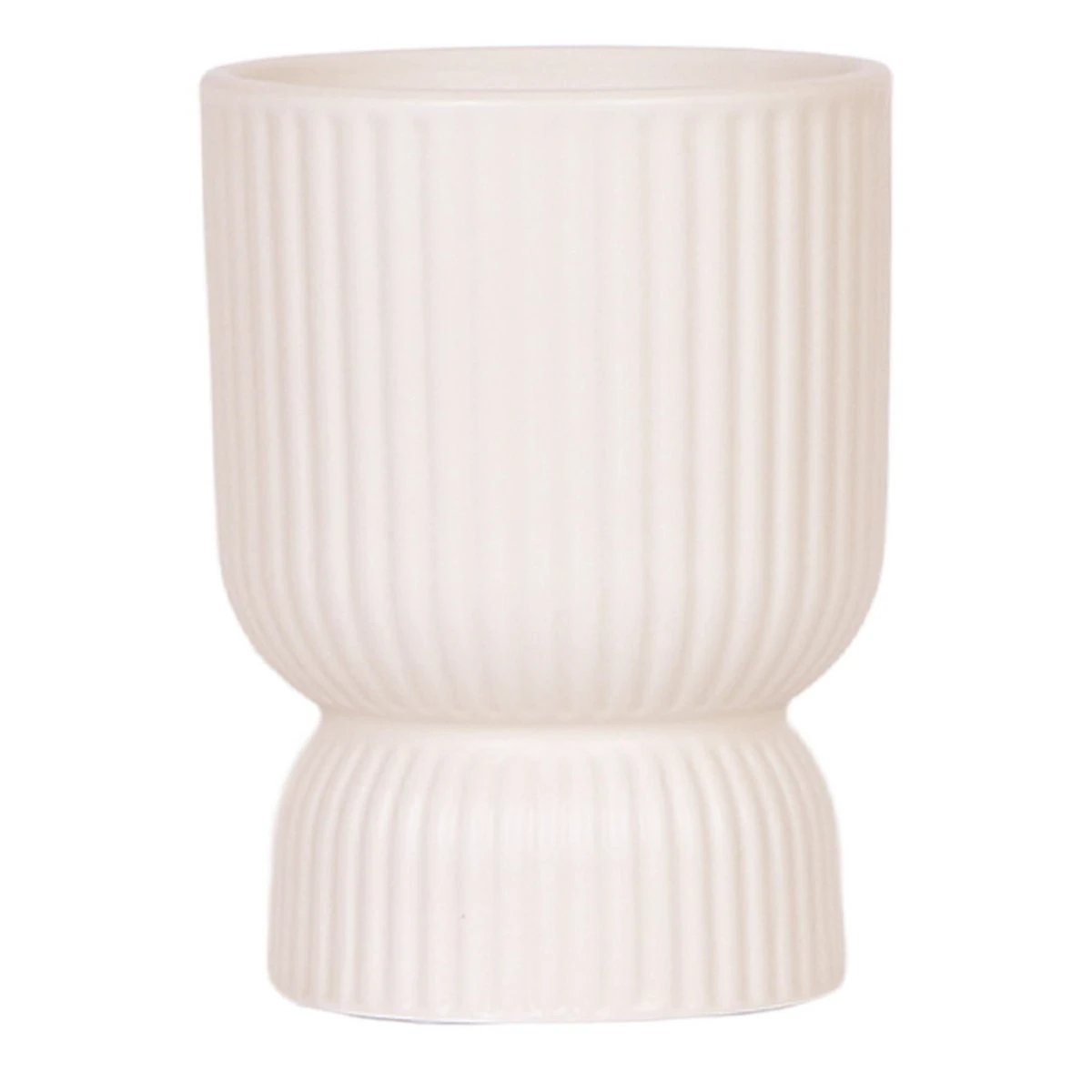 Hummingbird Home | Diabolo pot travertine - Ø12cm by Kolibri Company