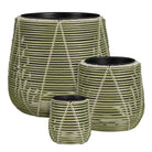 Flowerpot outside Cancun Light green by Mica Decorations