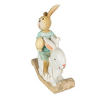 Decoration rabbit 10x4x11 cm by Clayre & Eef.