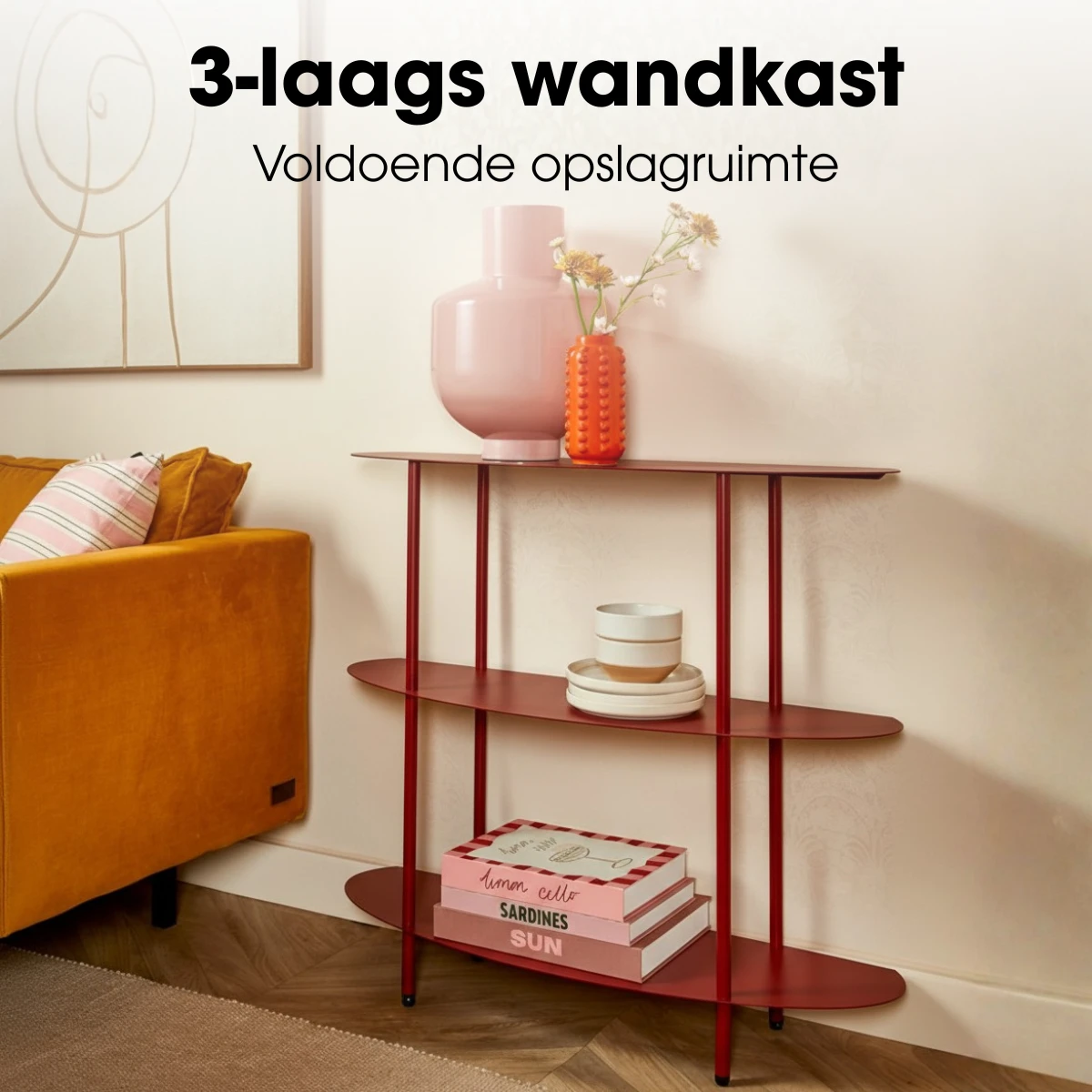 Cabinet Red by Mica Decorations