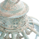 Lantern Ø 29x55 cm white iron candle holder by Clayre & Eef.