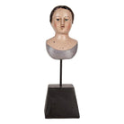 Decoration image woman 11x11x34 cm beige plastic by Clayre & Eef.