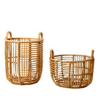 Laundry Basket | Plant Basket | Storage Basket JEMUH Made of Rattan (2 sizes) by Soeji