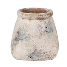 Flowerpot 18x18x17 cm Beige Terracotta by Clayre & Eef.