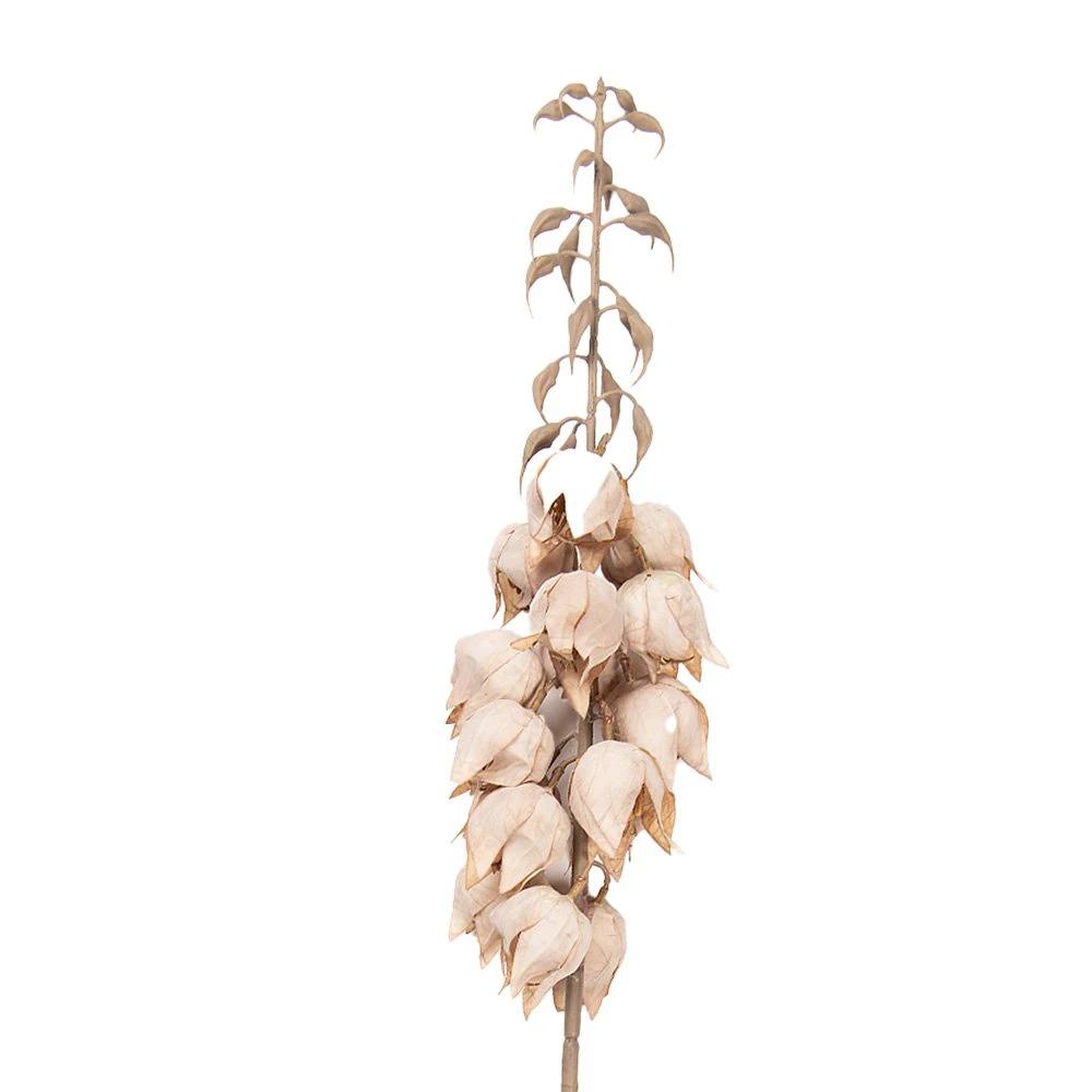 Artificial flower 100 cm beige plastic by Clayre & Eef.