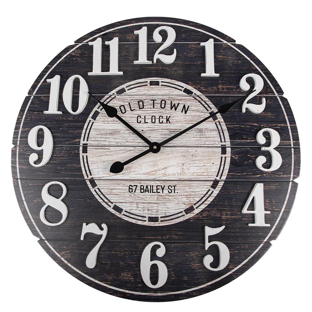 Wanduhr Ø 59x5 cm / 1xaa von Clayre & Eef.