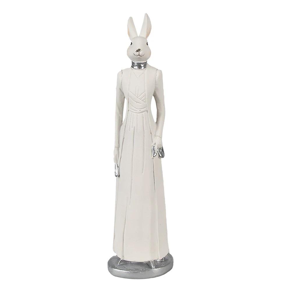 Decoration rabbit 8x7x28 cm by Clayre & Eef.