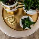Hummingbird Home | Decorative bowl - Round gold tray Ø30cm by Kolibri Company