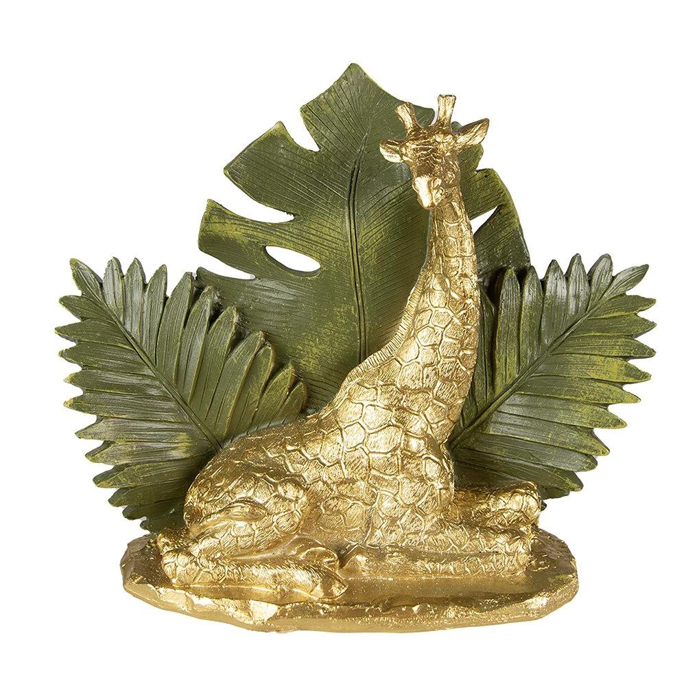 Dekorationsgiraffe 24x10x19 cm von Clayre & Eef.