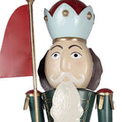 Christmas Decoration Statue Nutcracker 67x41x210 cm Green Red Metal by Clayre & Eef.