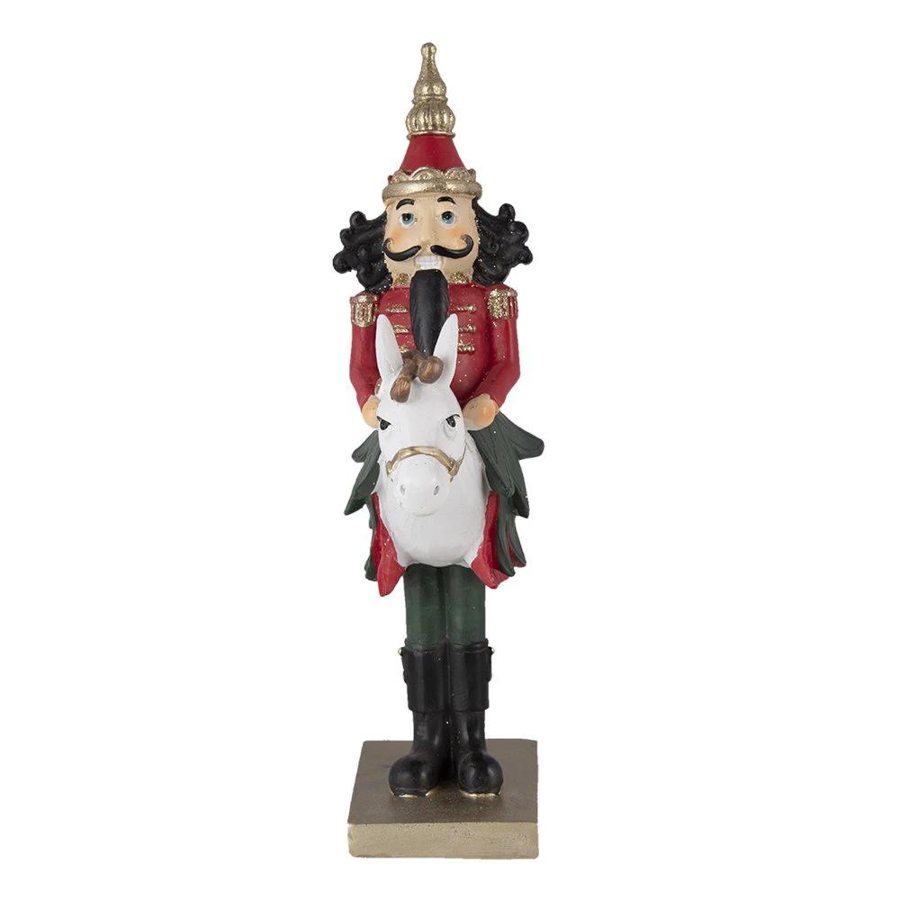 Decoration nutcracker 12x6x25 cm by Clayre & Eef.