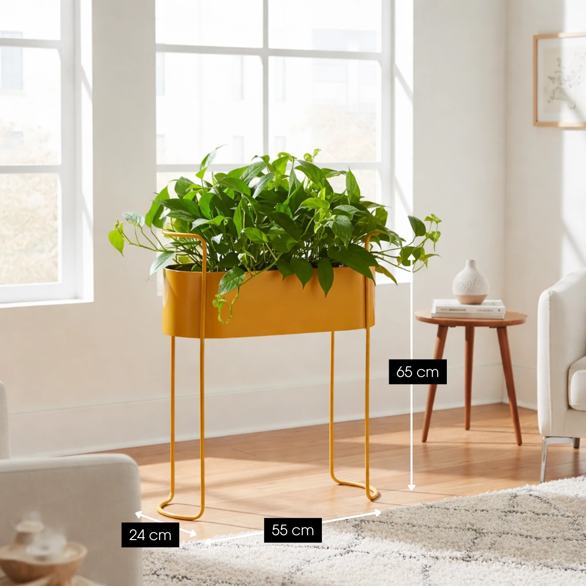 Flowerpot inside Moritz Brown by Mica Decorations