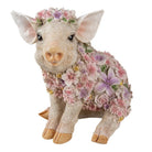 Bild: Schwein 24x16x23 cm, rosa Kunststoff-Schwein, Wohnaccessoires von Clayre & Eef.