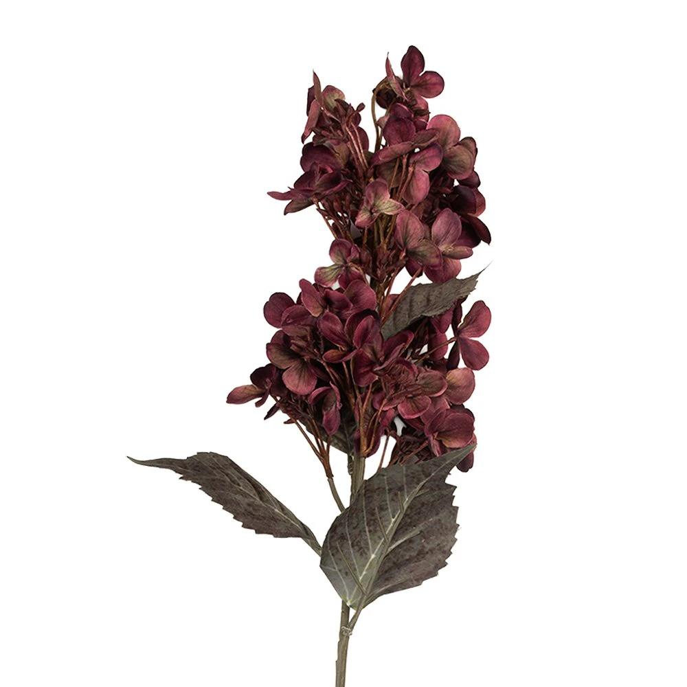 Artificial flower 8x8x72 cm Purple Plastic by Clayre & Eef.