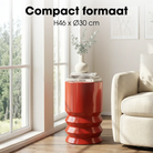 Side table Mart Red by Mica Decorations