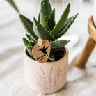 Kolibri Home | Floral flowerpot - Lavender - 6cm by Kolibri Company