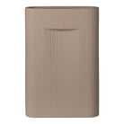Vase - Vase in ceramic, brown, 24x8,5x35,5 cm by EMIRELLE