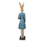 Decoration Statue Rabbit 7x6x32 cm Gold-colored Plastic by Clayre & Eef.