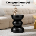 Side table Luna Black by Mica Decorations