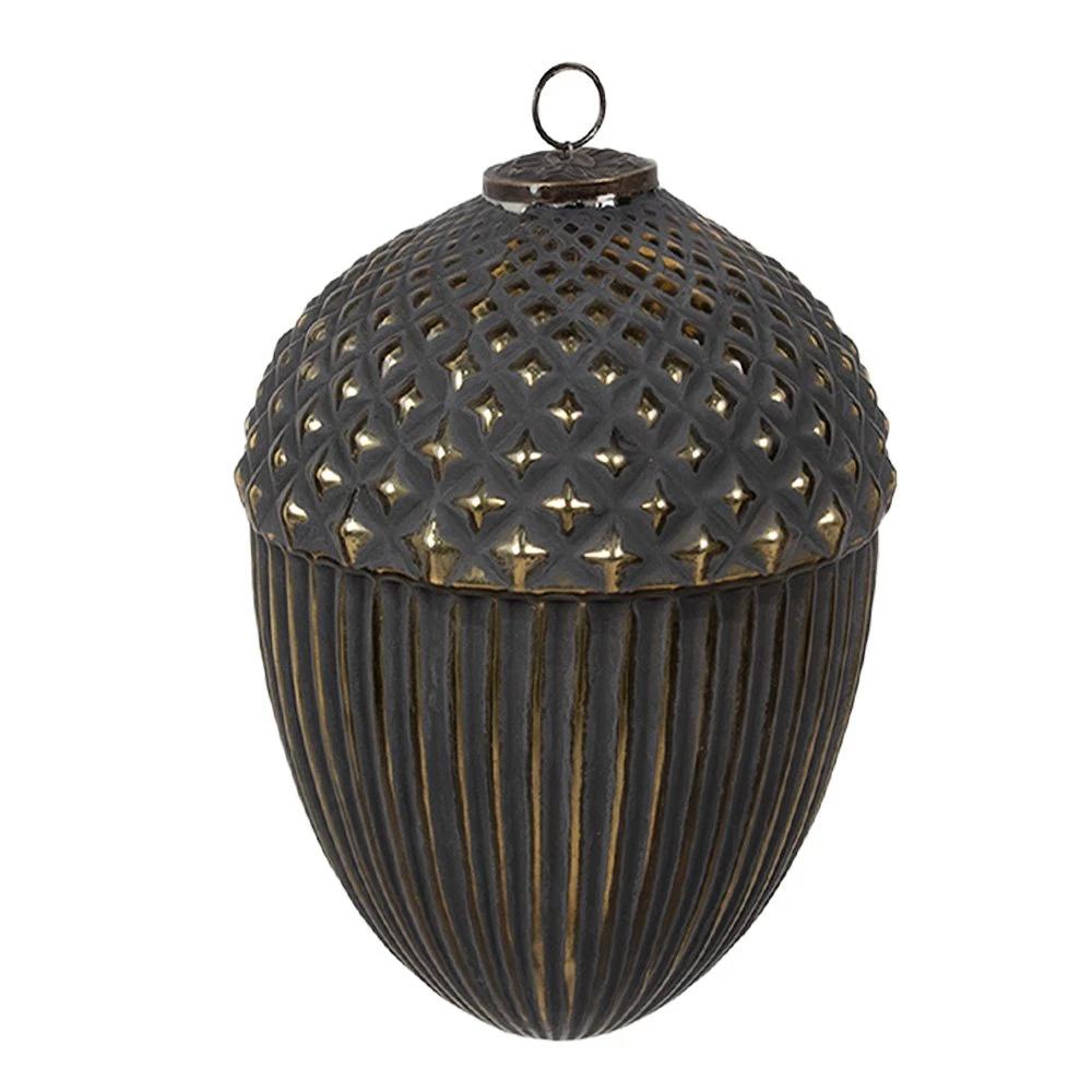 Christmas bauble Ø 18x27 cm by Clayre & Eef.