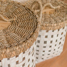Laundry Basket with Lid IRAYA made from Bamboo by Soeji