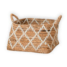 Boho Laundry Basket – Square Shelf Basket – Woven Storage Basket – Plant Basket – Decorative Basket Made of Banana Fibre GANDARIA (2 sizes) by Soeji