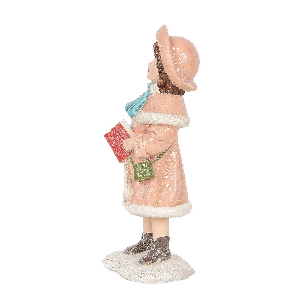 Decoration image child 7x8x18 cm blue plastic by Clayre & Eef.
