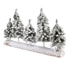 Mini künstlicher Weihnachtsbaum 40x8x25 cm Grün Holz von Clayre & Eef.