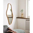 Brandsby Mirror, pinewood, natural, 60x120 cm by EMIRELLE