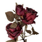 Artificial flower Rose 70 cm Red Plastic by Clayre & Eef.