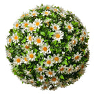 Boxwood ball Ø 30 cm White Green Plastic by Clayre & Eef.