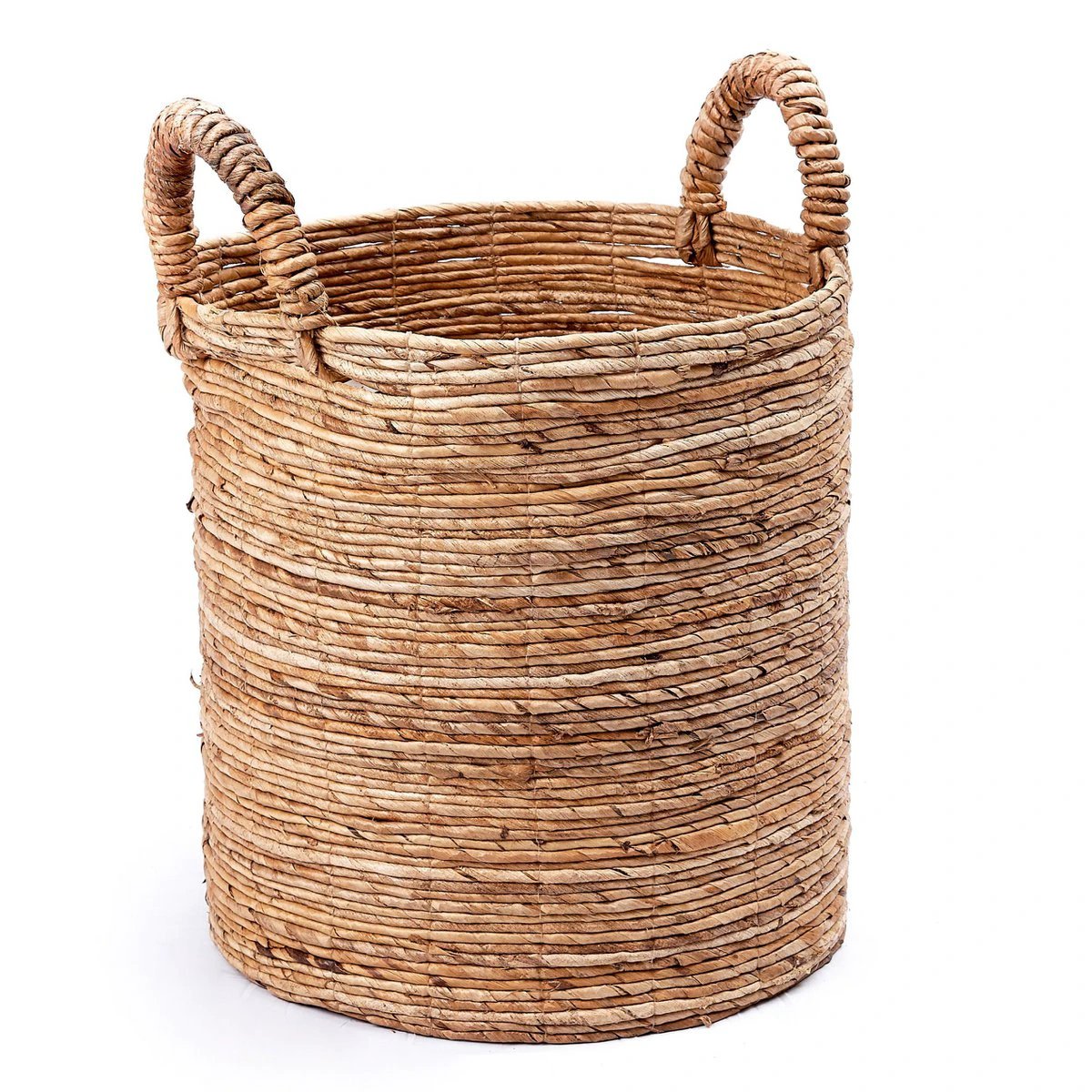 Laundry Basket SYAILENDRA | Plant Basket | Storage Basket made from Banana Fibre (3 sizes) by Soeji