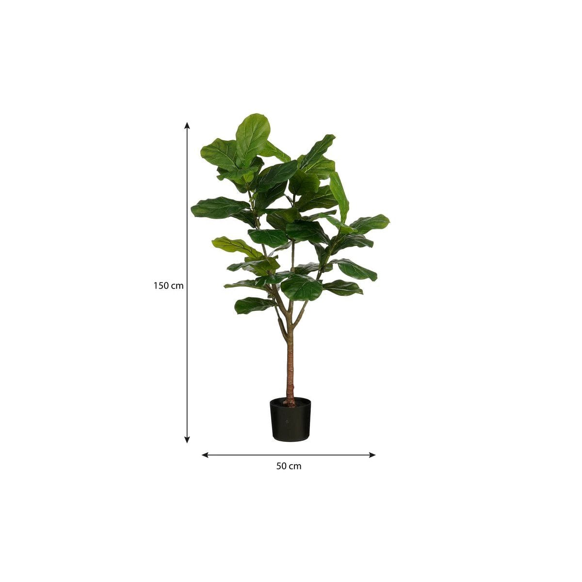 Artificial plant Ficus Green by Mica Decorations