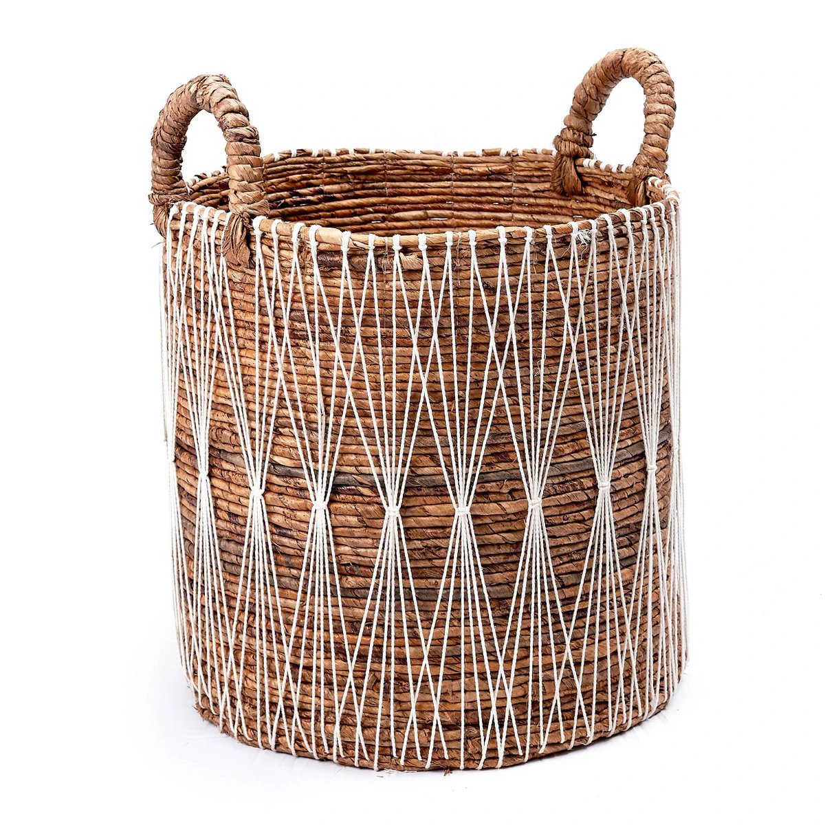 Boho Laundry Basket | Plant Basket | Storage Basket MANDURO made of Banana Fibre (3 sizes) by Soeji