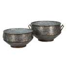 Dekorativer Blumentopf (2) 40x35x20 / 32x31x15 cm von Clayre & Eef.