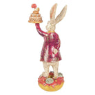 Decoration Statue Rabbit 14x10x30 cm Beige Plastic by Clayre & Eef.