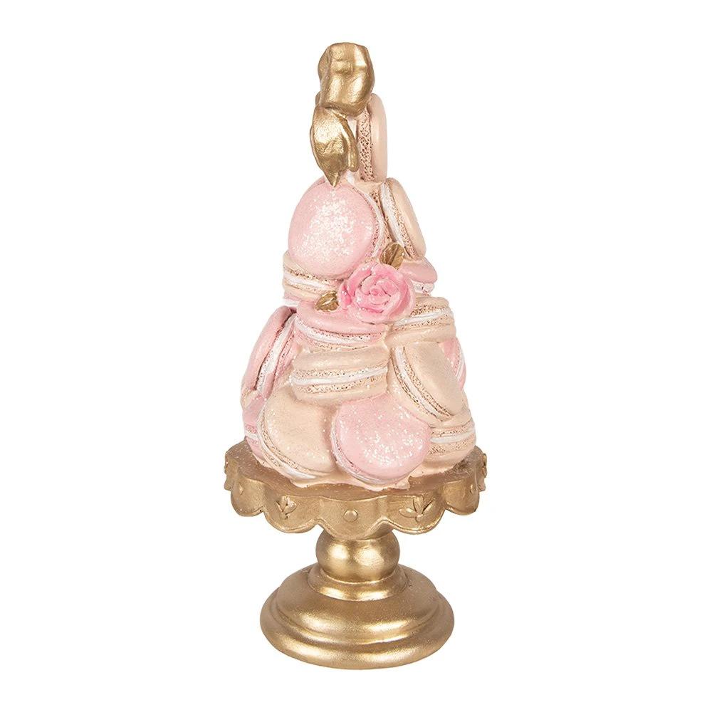 Dekorationsbild Kuchen Ø 13x29 cm Rosa Kunststoff von Clayre & Eef.